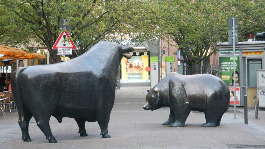 Deutsche Börse Bulle und Bär