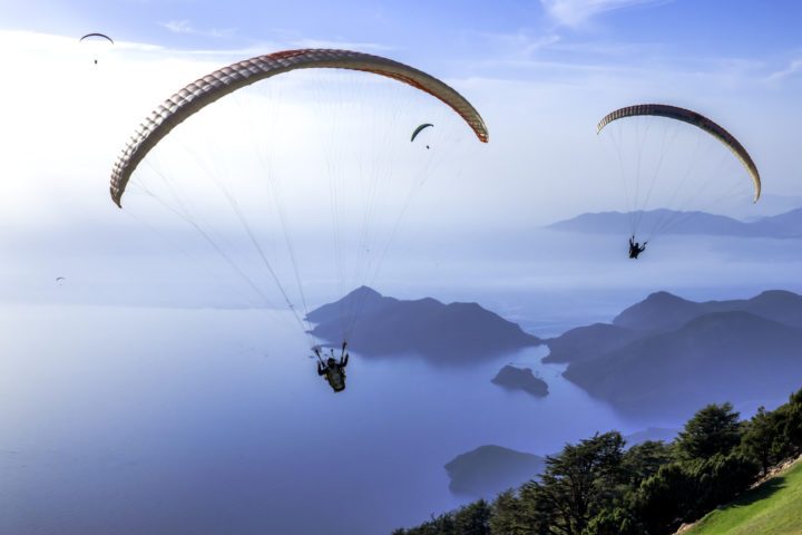 Paragliding in der Türkei